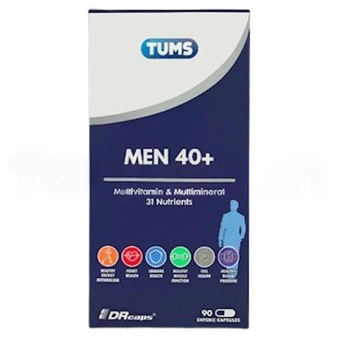 Tums Men 40+ Multivitamin & Multimineral 90 Enterik Kapsül