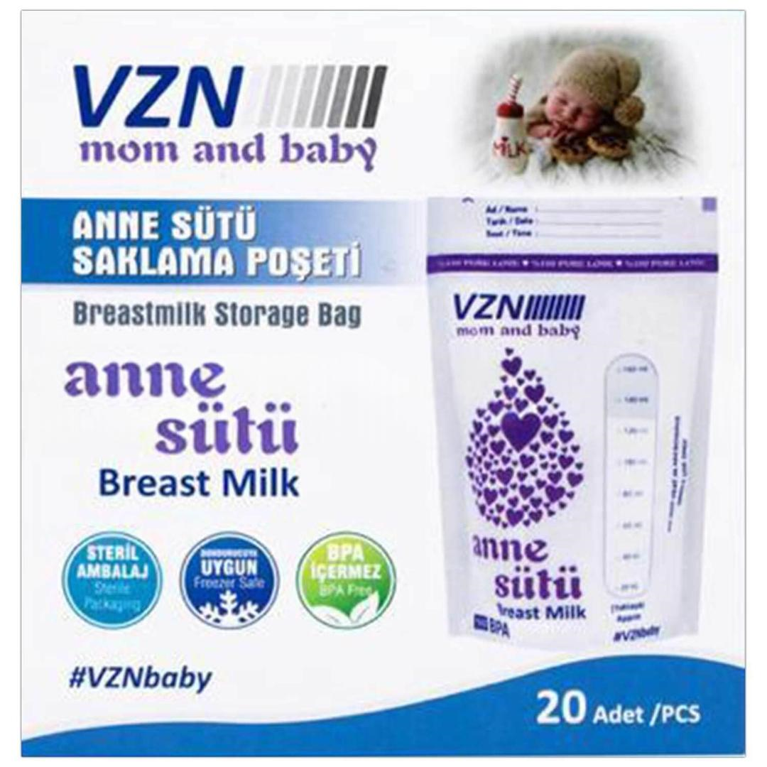 Vzn Süt Saklama Poşeti 20li