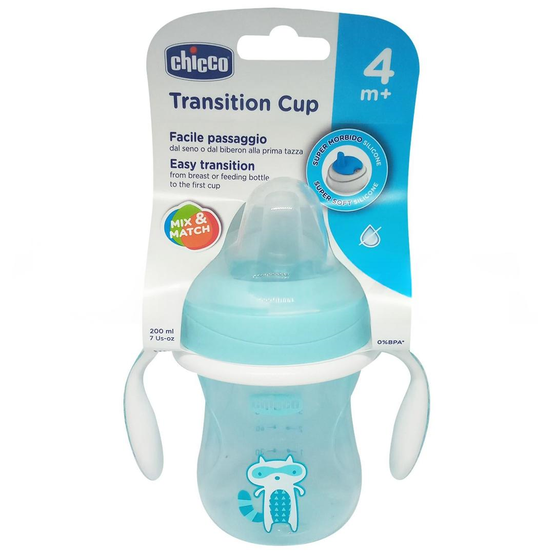 Chicco Yumuşak Uçlu Alıştırma Bardağı 4+ Ay 200 ml - Mavi