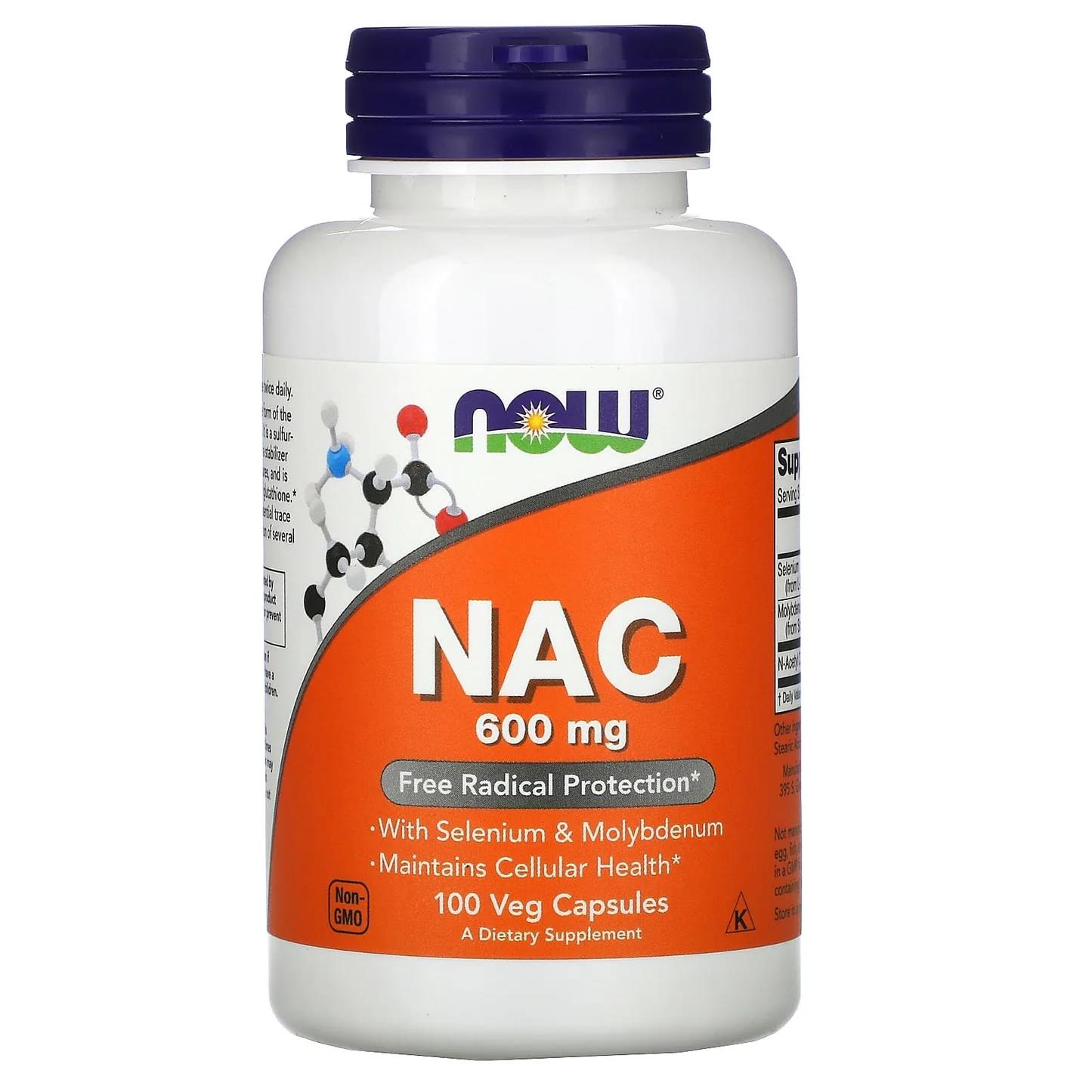 Now Foods Nac 600 mg 100 Kapsül