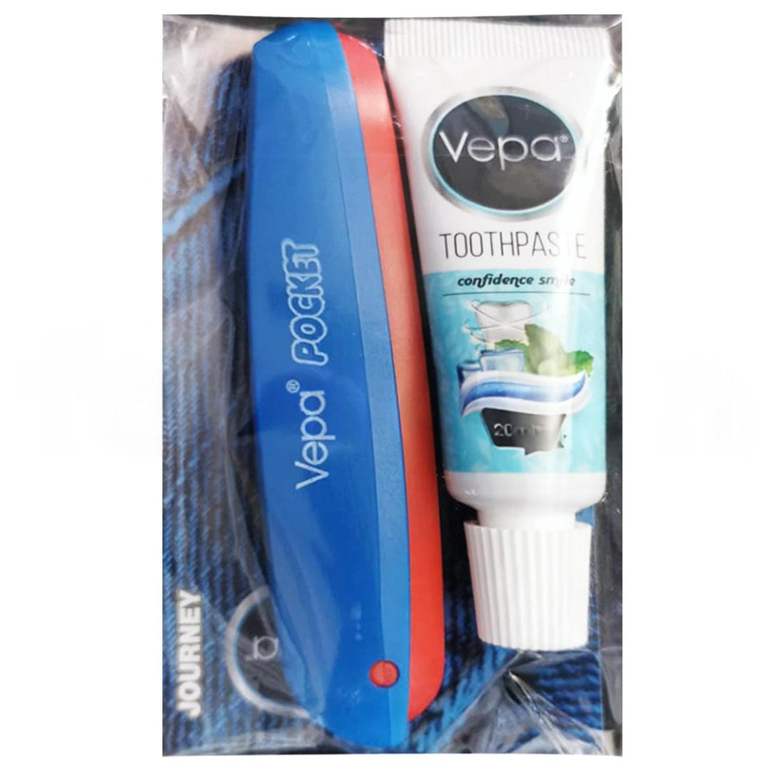 Vepa Pocket Diş Fırçası + Diş Macunu 20 ml