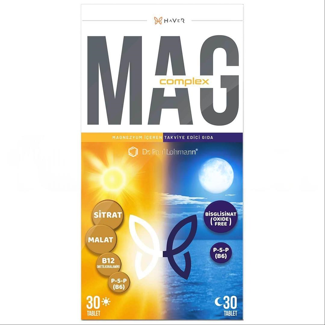 Haver Mag Complex 30 Gündüz 30 Gece Tablet
