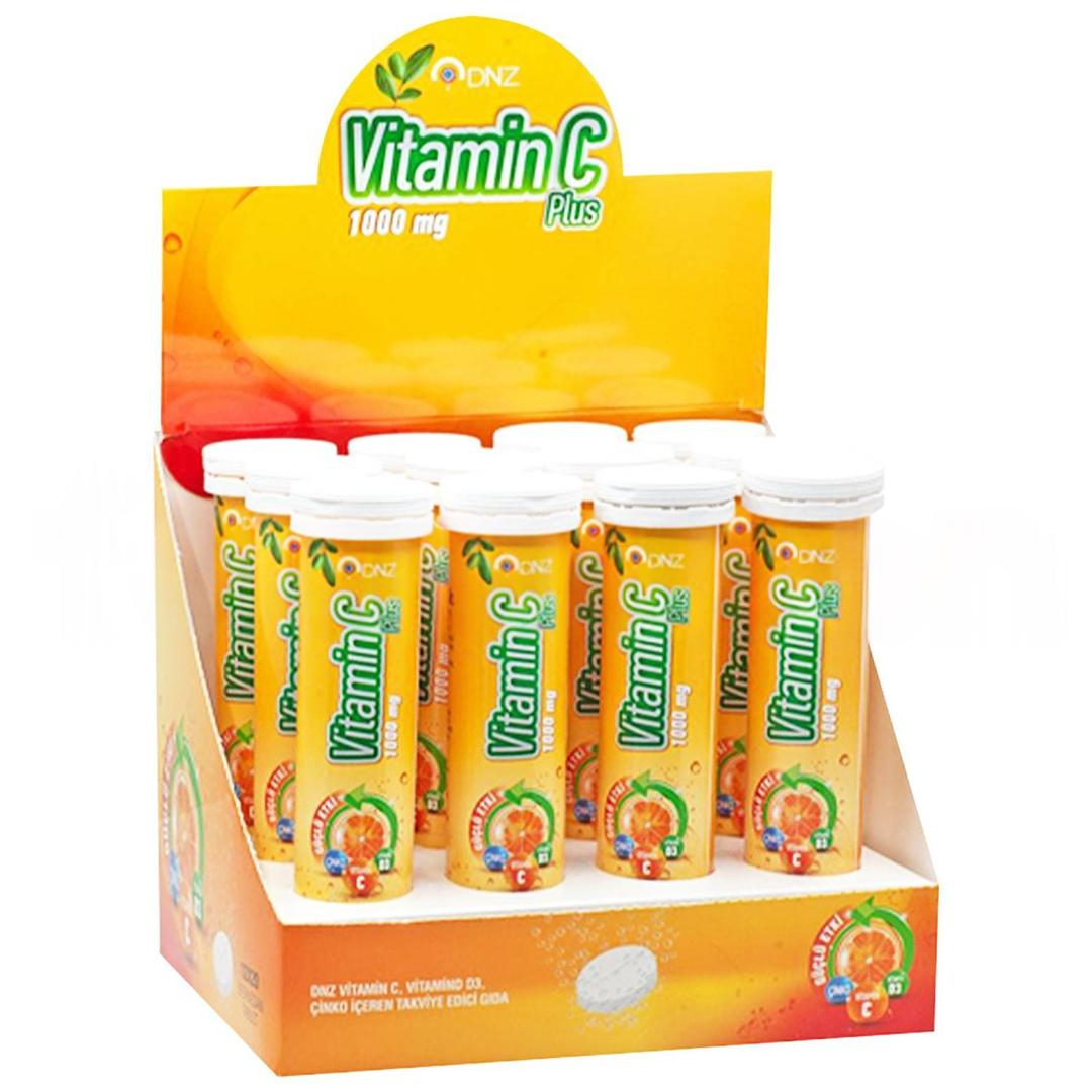 DNZ C Vitamin 20 Efervesan Tablet - 12li Stant