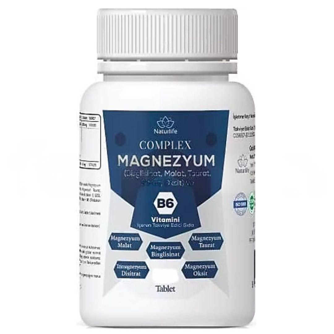 Naturlife Magnezyum Complex B6 Vitamin 60 Tablet
