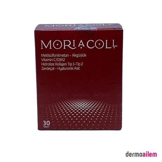 MORIA COLL 30 TABLET TIP1 TIP2 KOLLAJEN AKGÜNLÜK VİTAMİN C D3 K2