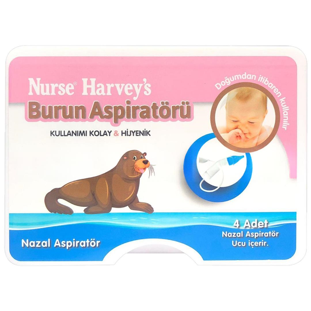 Nurse Harveys Burun Aspiratörü + 4lü Yedek Ucu