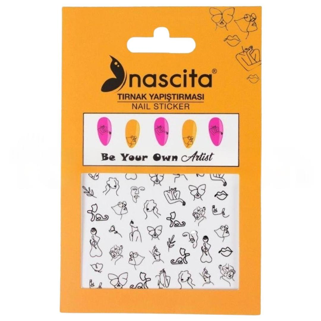 Nascita Tırnak Sticker Yapıştırması Nassticker0002