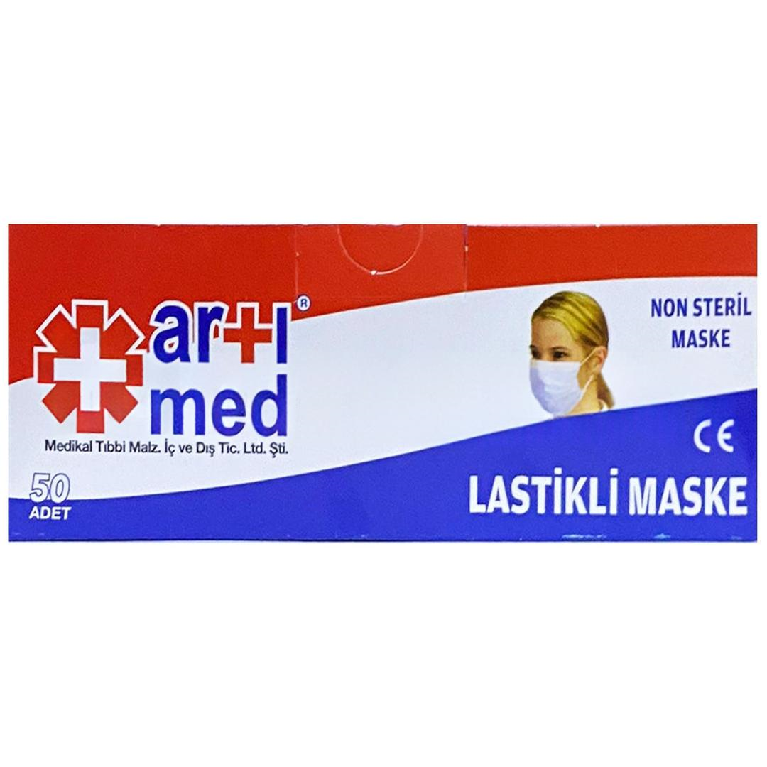 Artımed 3 Katlı Full Ultrasonik Cerrahi Maske Telli 50li (ÜTS Kayıtlı)