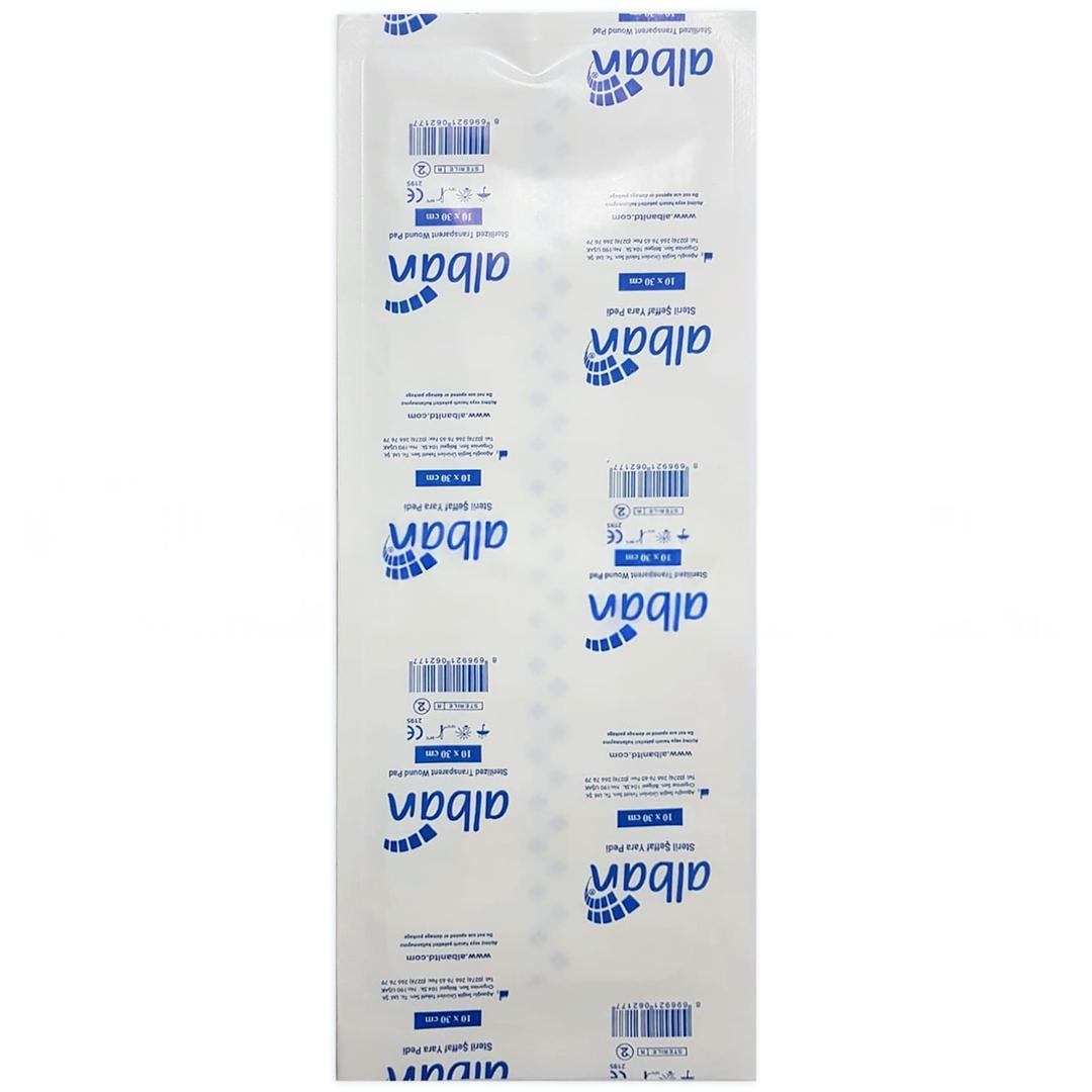 Alban Steril Şeffaf Yara Pedi 10x30 cm Tekli
