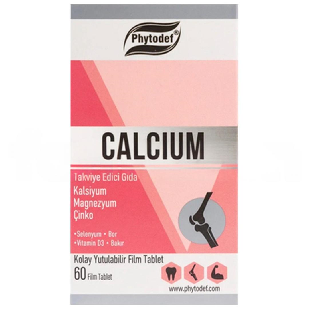 Phytodef Kalsiyum Magnezyum Çinko 60 Tablet