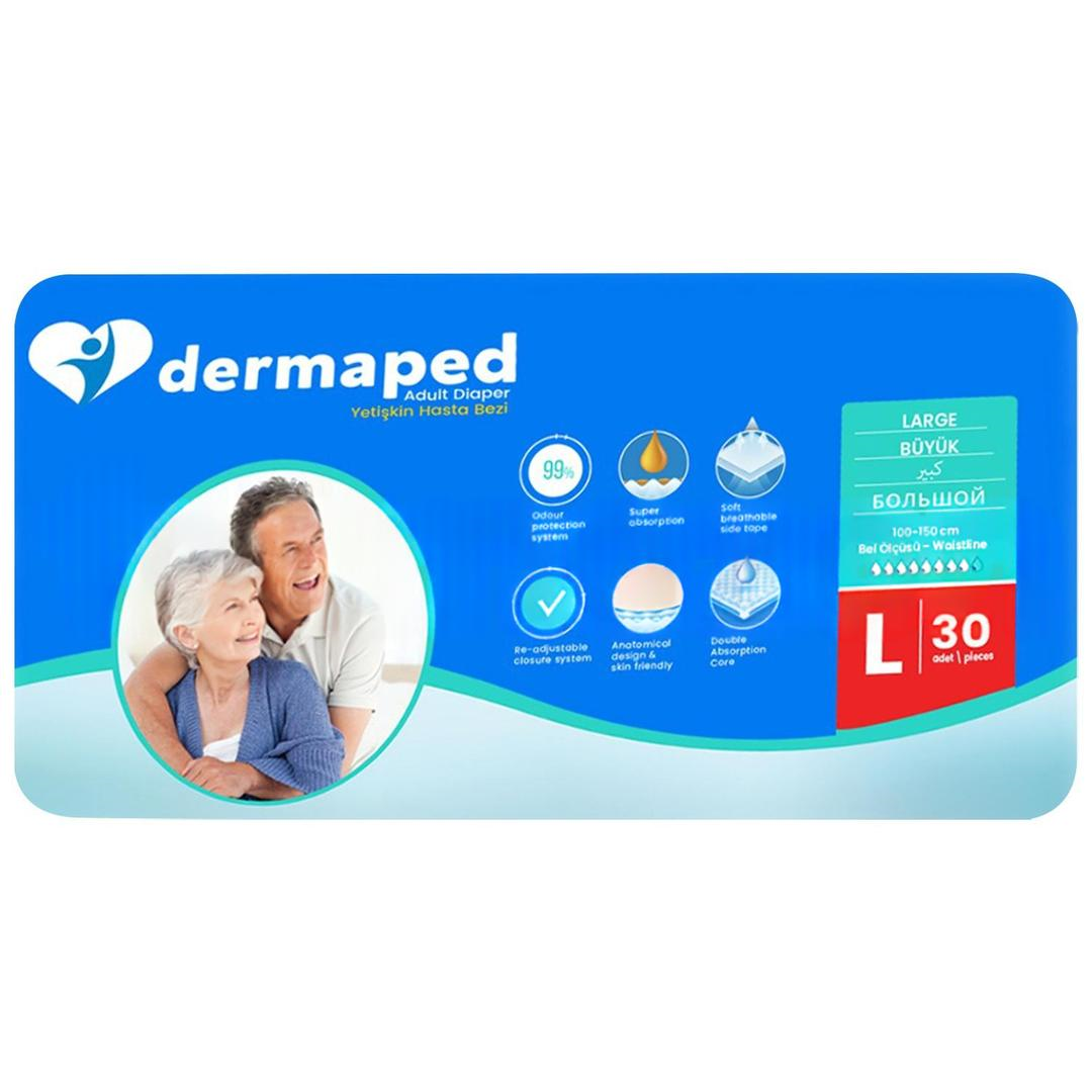 Dermaped Belbantlı Hasta Altı Bezi Tekstil Large 30lu