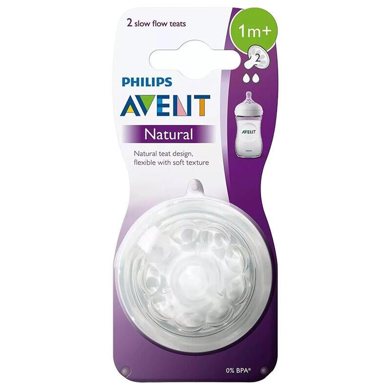 Avent Natural Biberon Emziği 1+ Ay 2li 2 Numara