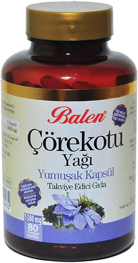 Balen Çörek Otu Yağı 1380 mg 80 Kapsül