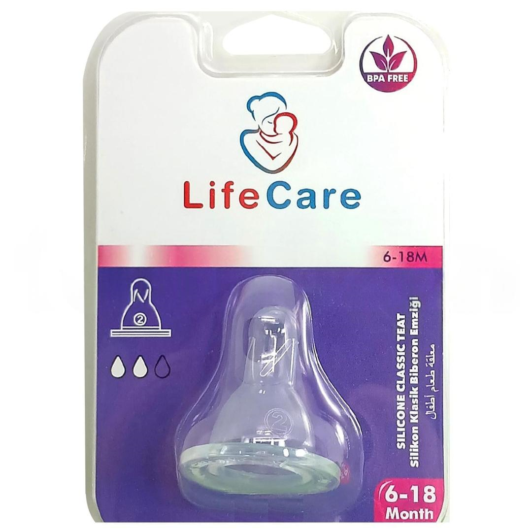 Life Care Baby Biberon Emziği Antikolik No:2 Orta Akış