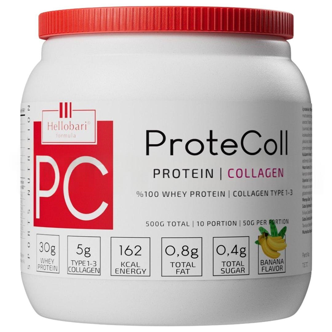 Hellobari Formula Protecoll Whey Protein&Kollajen Muz Aromalı 10 Porsiyon