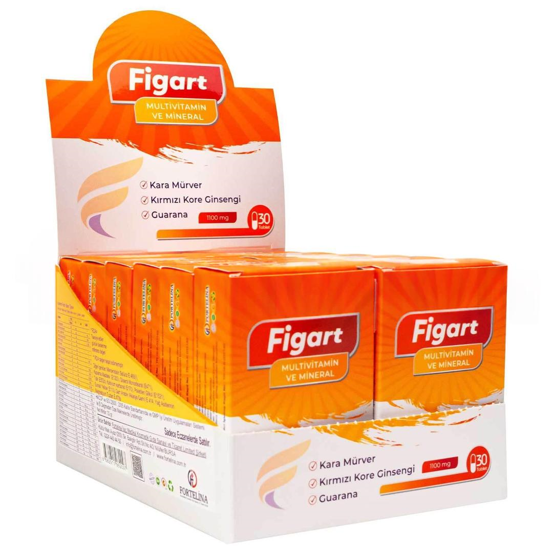 Figart Multivitamin & Mineral 30 Tablet - 12li Stant