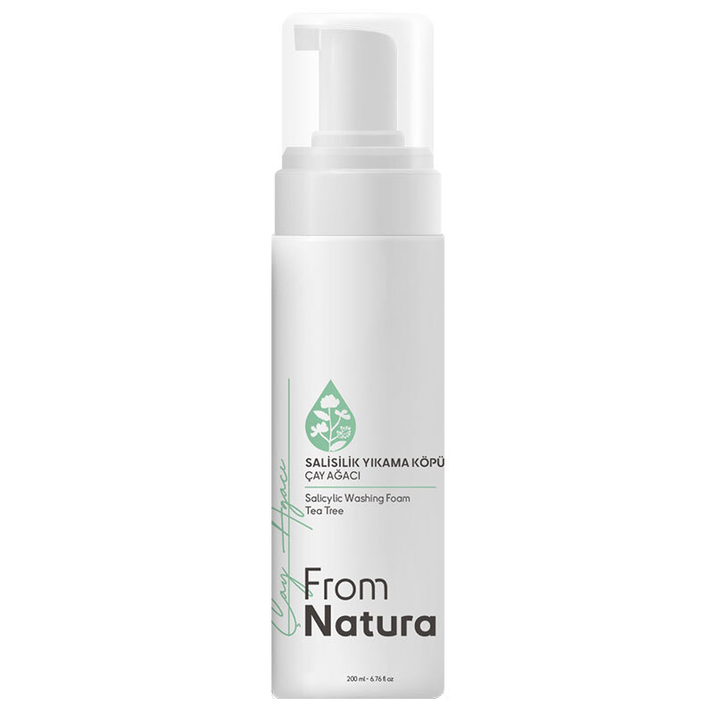 From Natura Çay Ağacı ve Salisilik Asit Yıkama Köpüğü 200 ml
