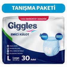GIGGLES KÜLOTLU HASTA BEZİ LARGE 30 ADET