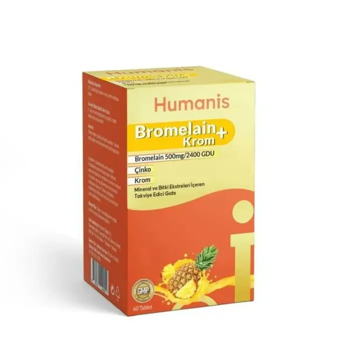 Humanis Bromelain + Krom 60 Tablet