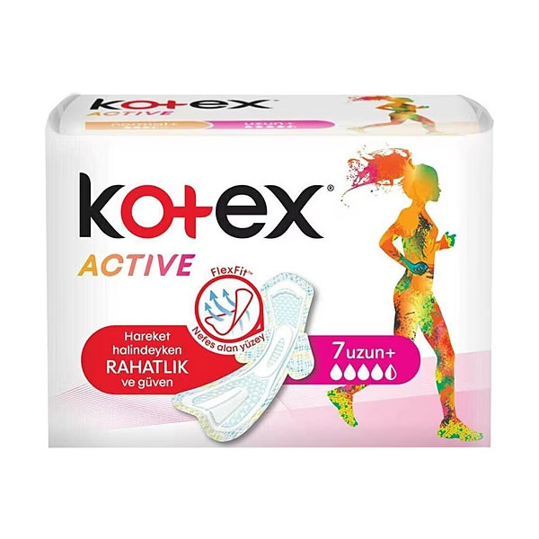 Kotex Active Plus Uzun Ped 7 Adet