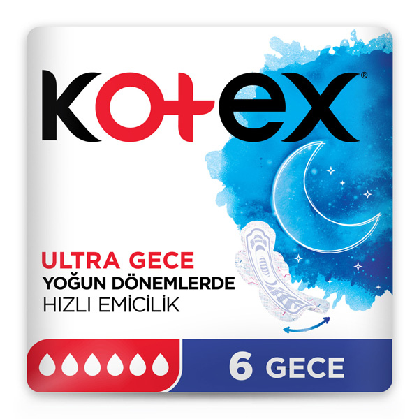Kotex Ultra Gece 6 Adet