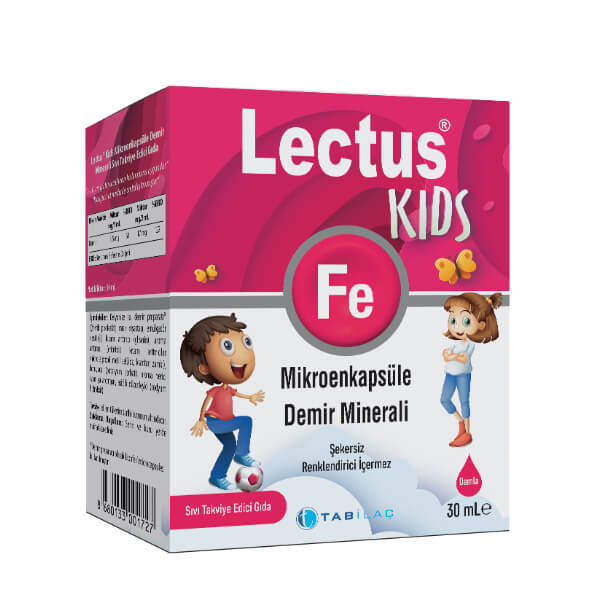 Lectus Kids Mikroenkapsule Demir 30 ML
