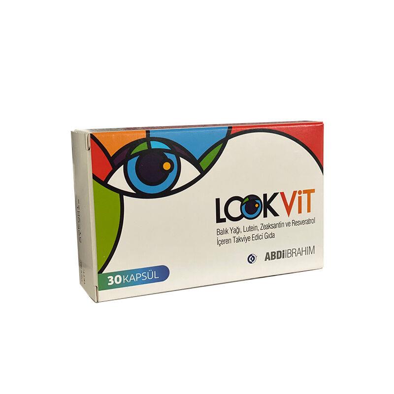 LOOKVIT BALIK YAĞI 30 KAPSÜL LUTEİN ZEAKSANTİN RESVERATROL