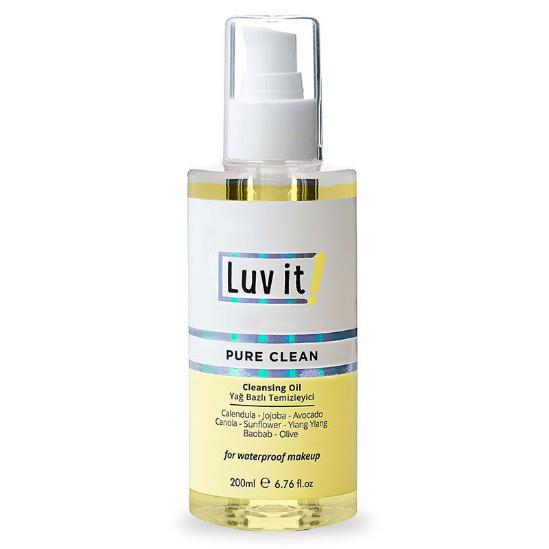Luv it Bitkisel İçerikli Yağ Bazlı Makyaj Temizleyici 200 ml