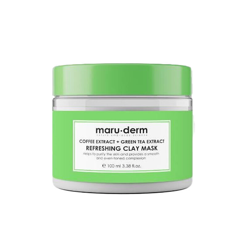 Maruderm Kahve ve Yeşil Çay Özü Tazeleyici Kil Maskesi 100 ml