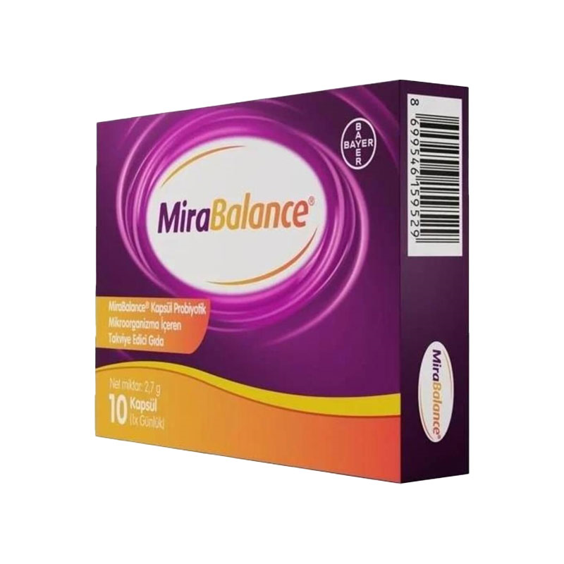 MİRABALANCE 10 KAPSÜL PROBİYOTİK MİKROORGANİZMA