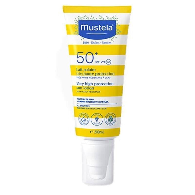 MUSTELA PROTECTİVE BEBE 50+ SPF 200ML ÇOK YÜKSEK KORUMA FAKTÖRLÜ GÜNEŞ LOSYONU