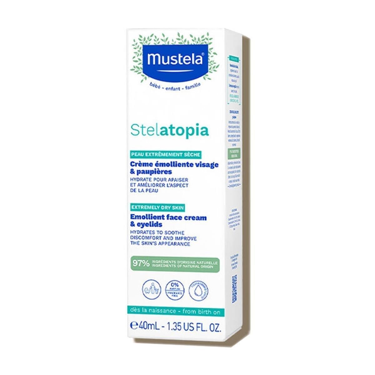 MUSTELA STELATOPIA EMOLIENT FACE CREAM 40ML