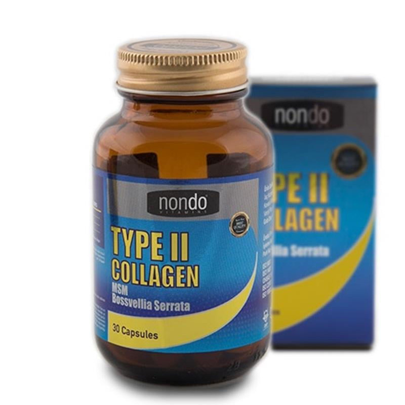 Nondo Vitamins Type 2 Collagen Takviye Edici Gıda 30 Kapsül