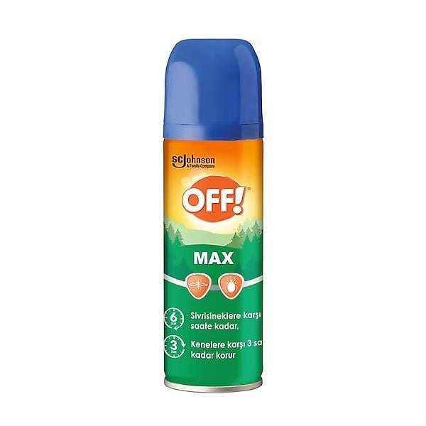 Off Max Sivrisinek ve Kenelere Karşı Sprey 100 ml