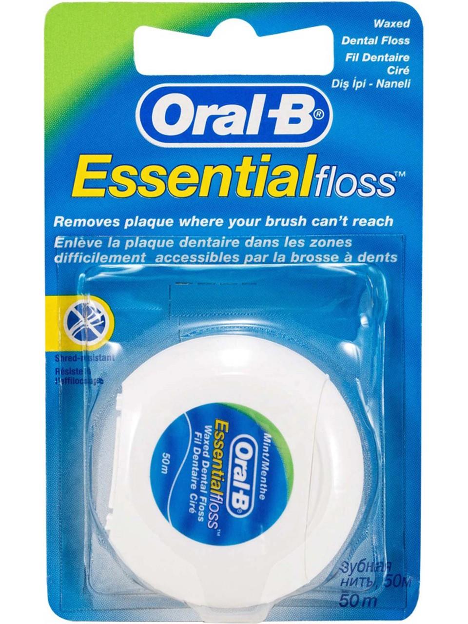 ORAL-B DİŞ İPİ ESSENTİAL FLOSS MINT MUMSUZ 50MT
