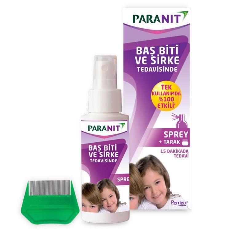 PARANIT BAŞ BİTİ VE SİRKELERİ BİT SPREYİ 100ML