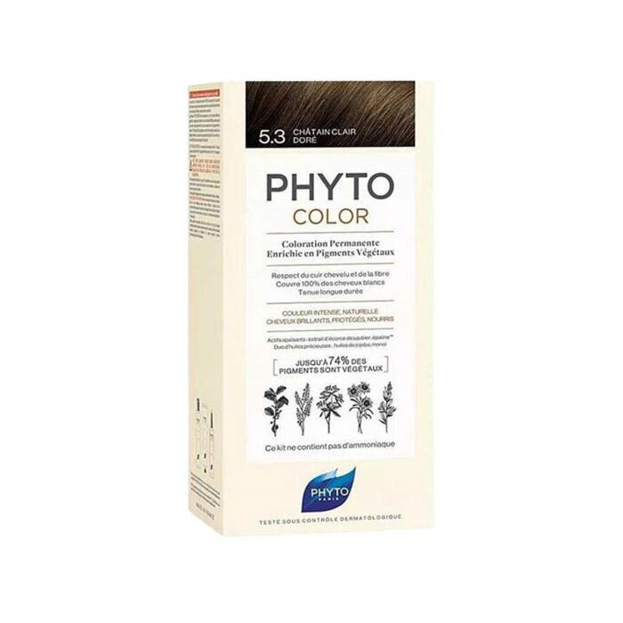Phyto Phytocolor Bitkisel Saç Boyası 5.3- Açık Kestane Dore