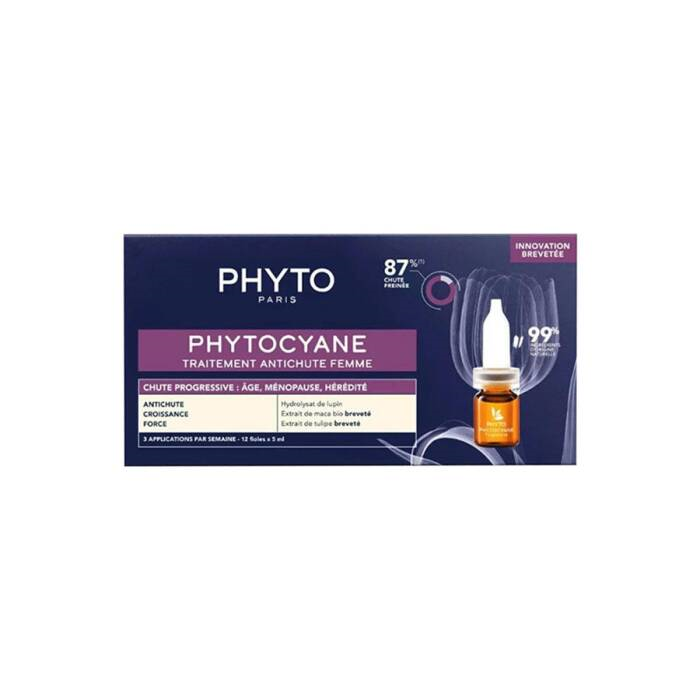 Phyto Phytocyane Kadınlar İçin Kronik Saç Dökülmesi Karşıtı Bakım 12 Ampül x 5 ml