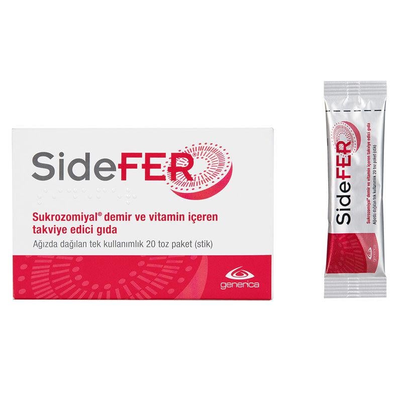 SIDEFER SUKROZAMIYAL 20 SAŞE DEMİR VE VİTAMİN