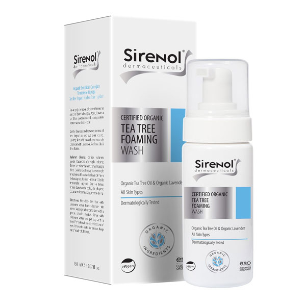 Sirenol Organik Çay Ağacı Temizleme Köpüğü 150 ml