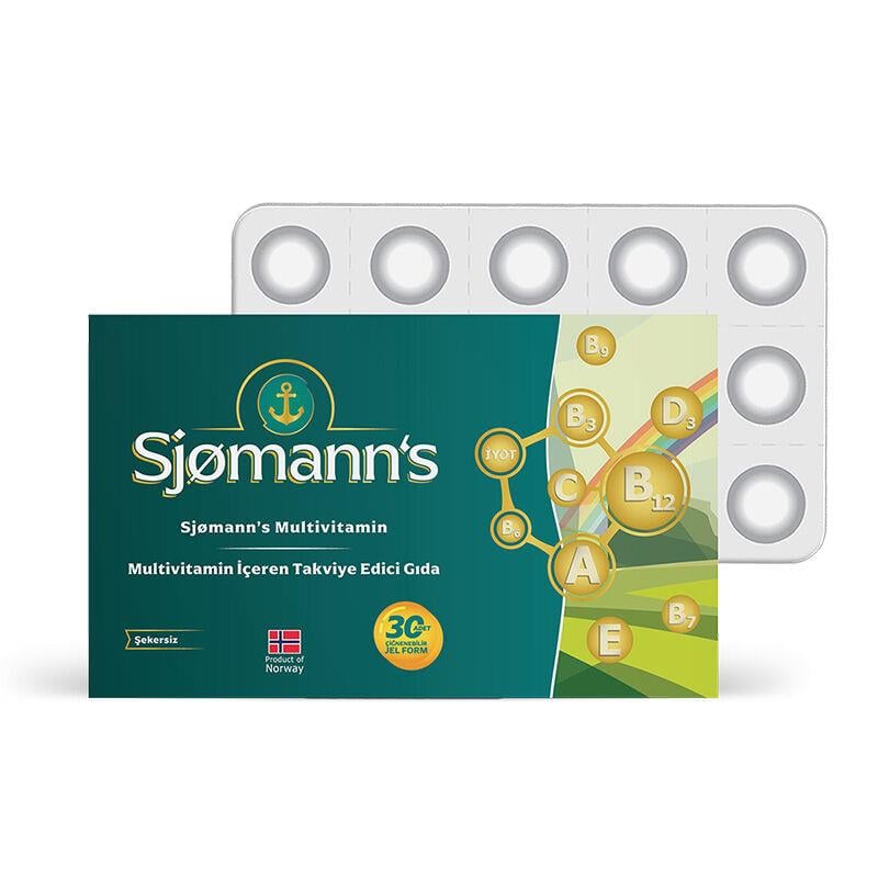 SJOMANNS MULTİVITAMİN 30 ADET ÇİĞNENEBİLİR JEL FORM
