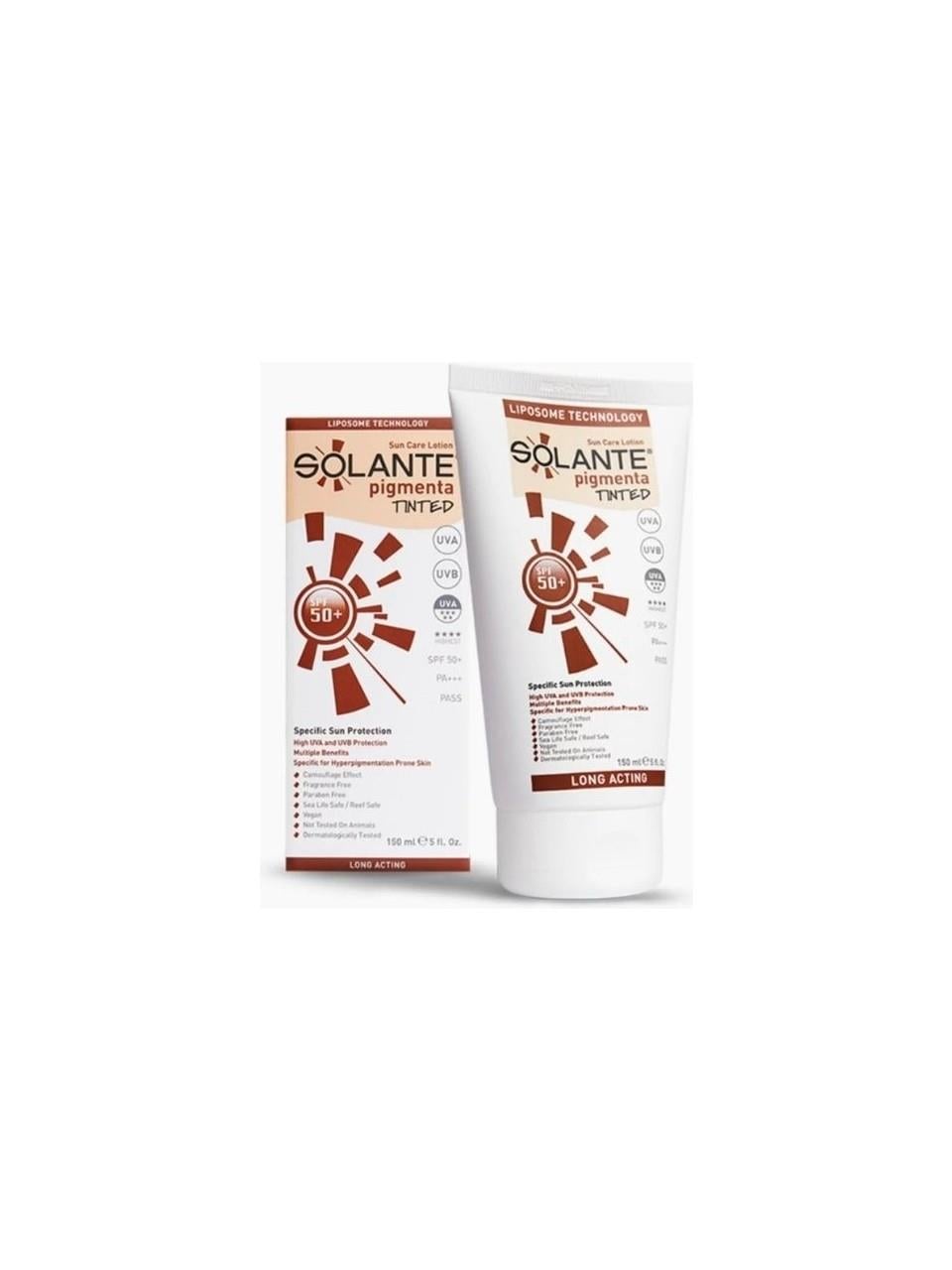 SOLANTE PIGMENTA TINTED SPF50+ 150ML