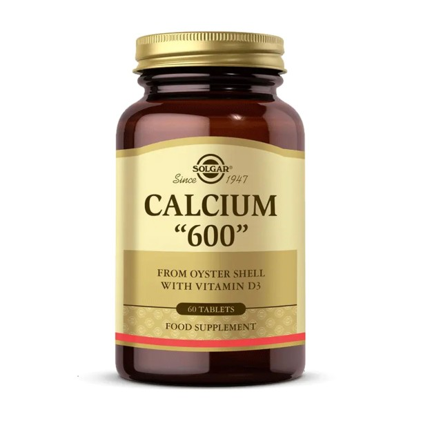 SOLGAR CALCIUM 600 OYSTER SHELL 60 TABLET