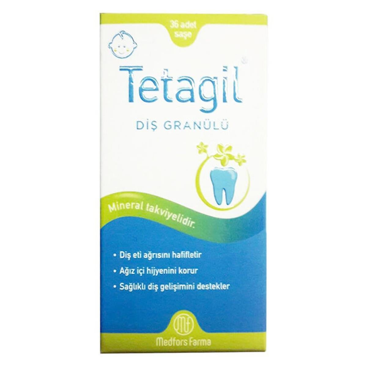 TETAGIL GRANUL 5MGX36 SAŞE DİŞ GRANÜLÜ