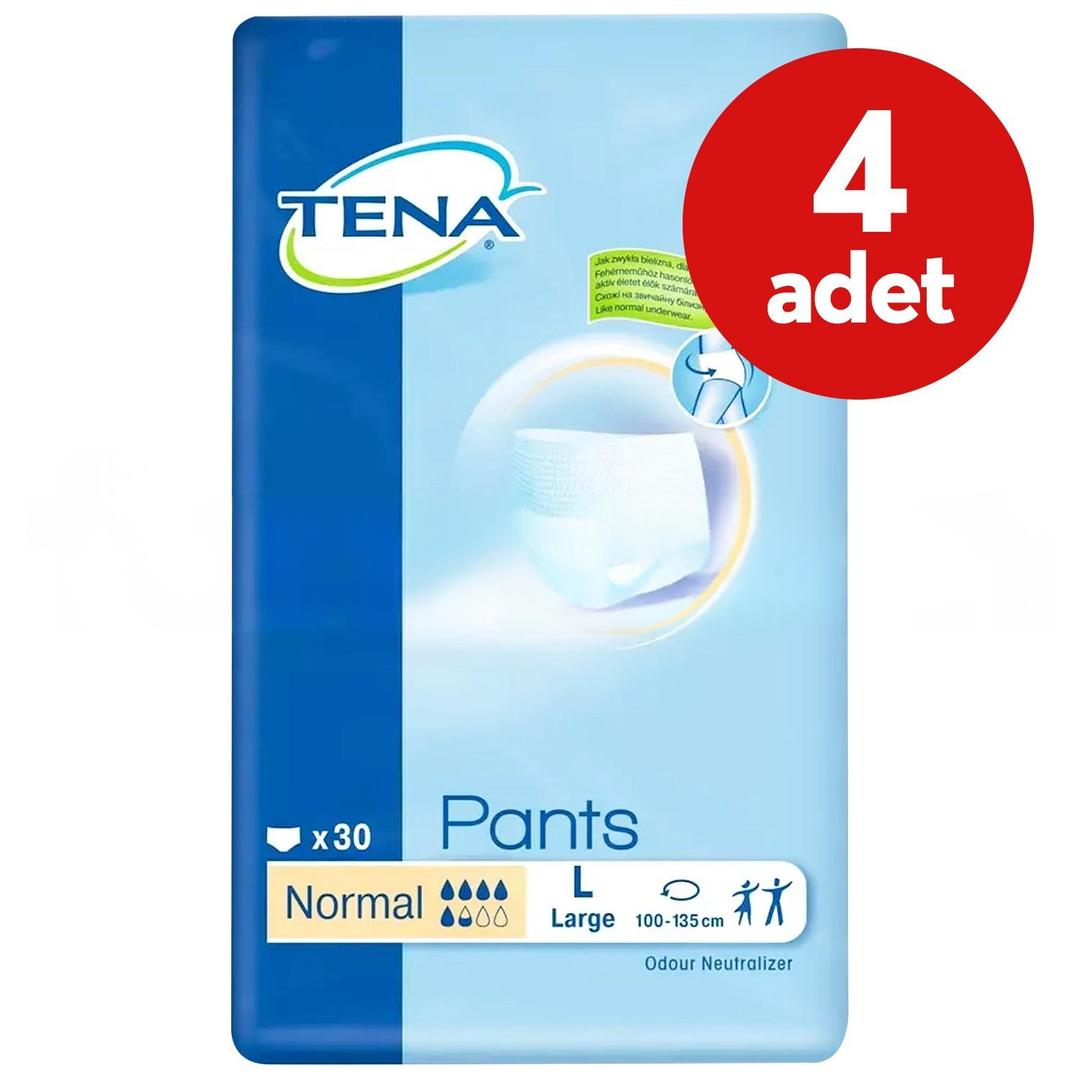Tena Pants Normal Emici Külot Large 30'lu - 4 Adet