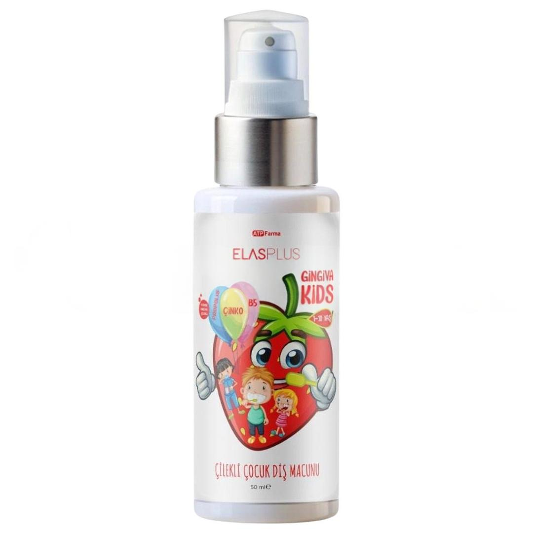 Elas Plus Enamel Kids Diş Macunu Çilek Aromalı 50 ml