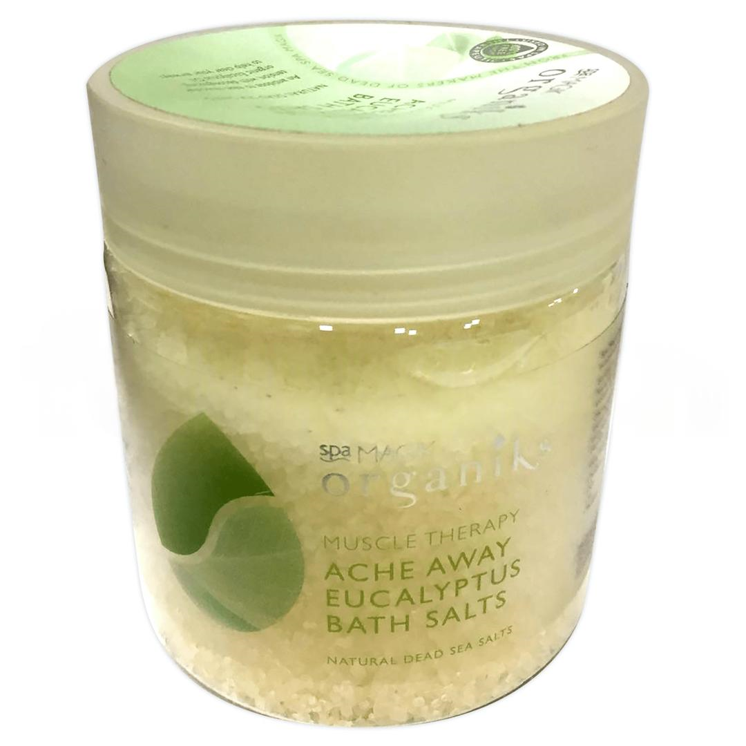 Dead Sea Spa Magik Organiks Muscle Therapy Ache Away Eucalyptus Bath Salts