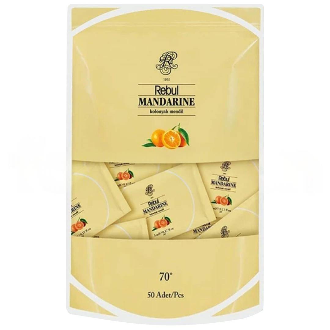 Rebul Mandarine Kolonyalı Mendil 50'li