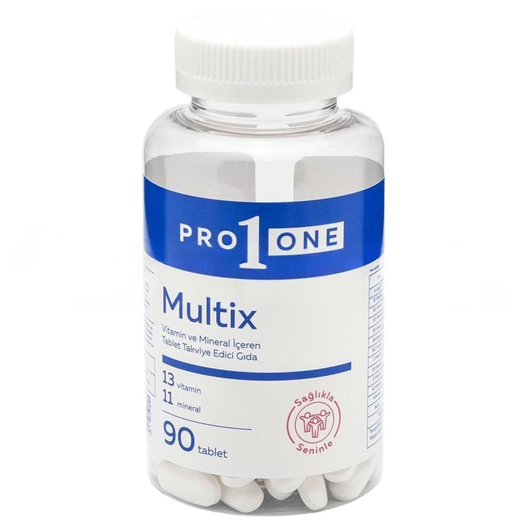 Pro1one Multix Multivitamin ve Mineral 90 Tablet