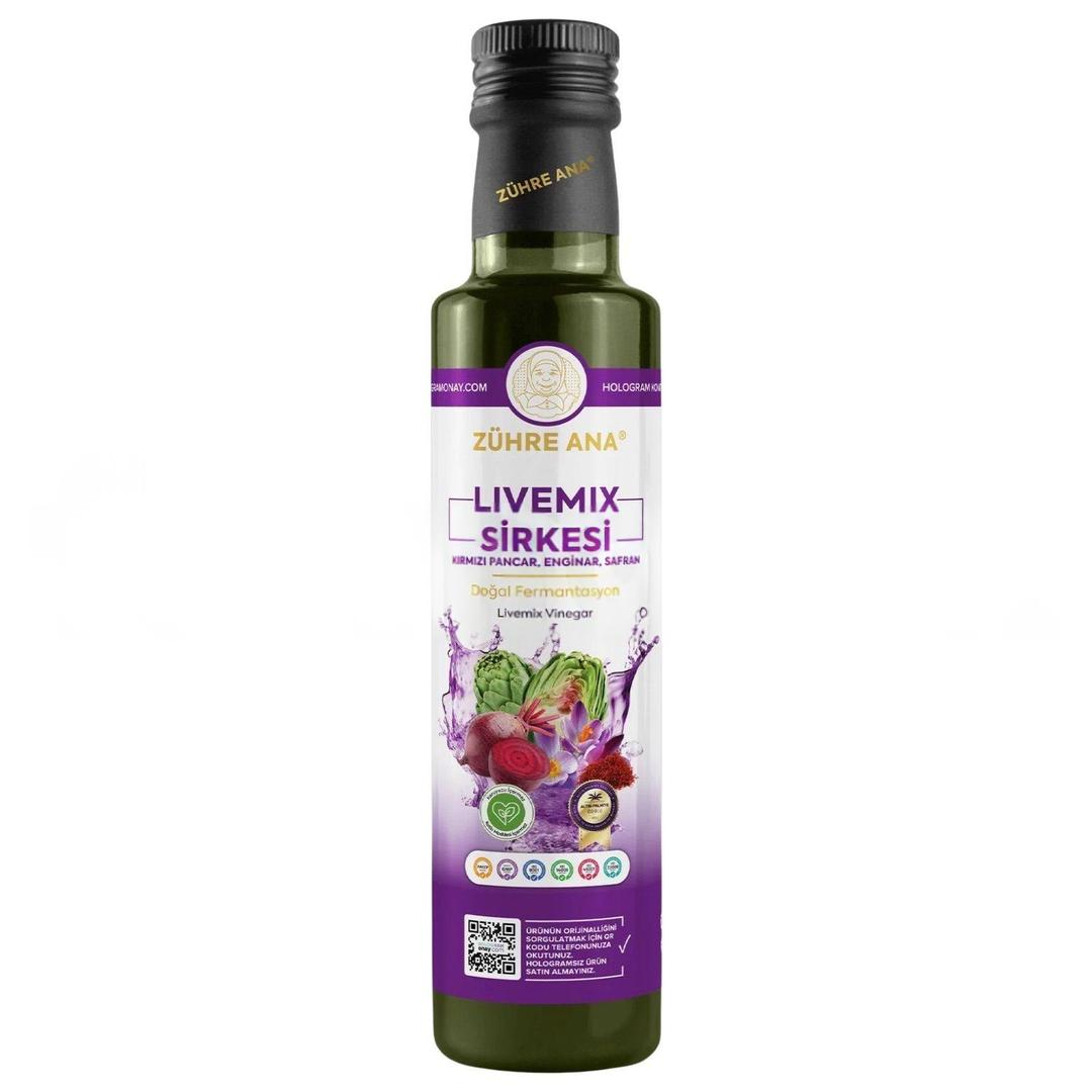 Zühre Ana Livemix Sirkesi Doğal Fermantasyon 500 ml